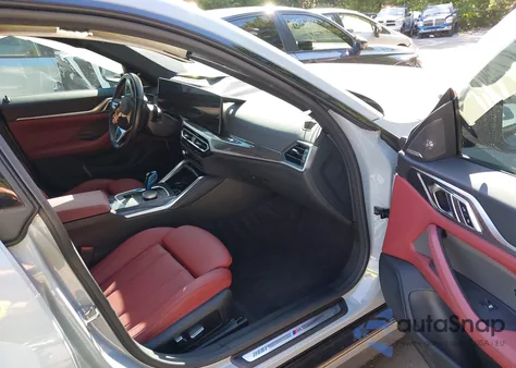 2023 BMW I4 M50 из США, поврежденный, VIN WBY33AW0XPFP05542